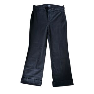 Not Your Daughter’s Jeans-Black Boot Cut Lift & Tuck Wide Hem Cool Fabric SZ 10